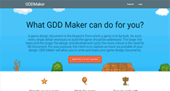 Desktop Screenshot of gddmaker.com